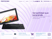 Tablet Screenshot of positivobgh.com